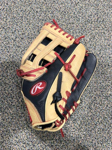 Used Rawlings Select Pro Lite Right Hand Throw Outfield Baseball Glove 12"