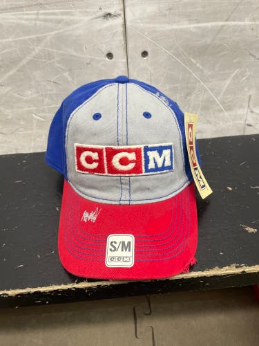 Blue New Small / Medium CCM Hockey Hat