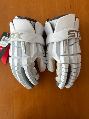 New STX Medium Surgeon RZR Lacrosse Gloves