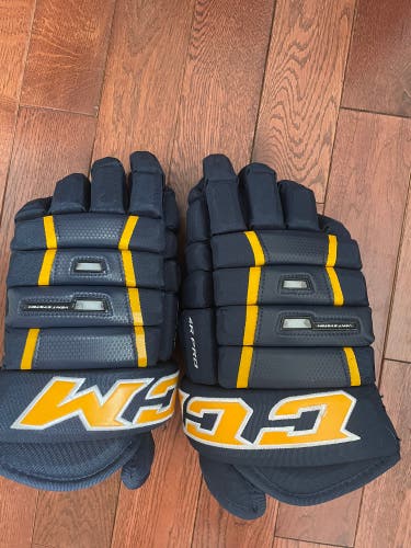 CCM 4R Pro Stock gloves Size 14
