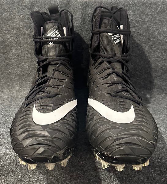 Men's NIKE Force Savage Elite TD P Football Cleats Black AJ6603