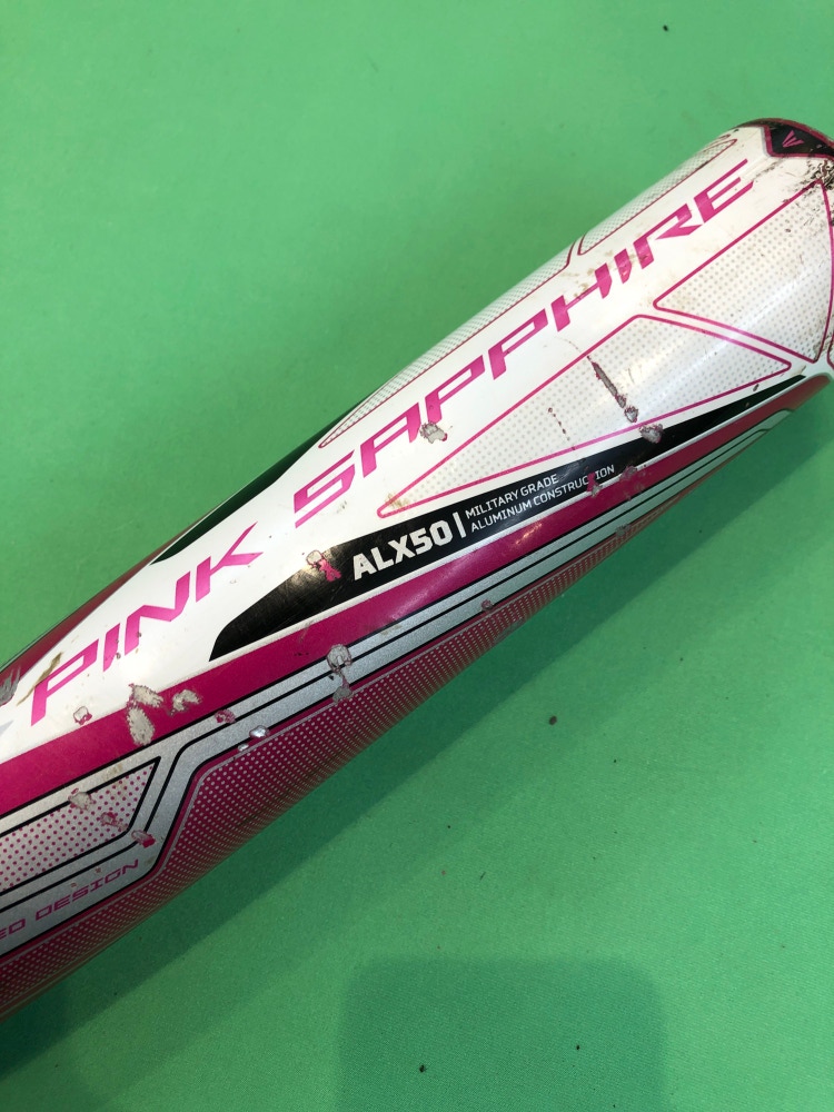 Used Easton Pink Sapphire (28") Alloy Softball Bat - 18OZ (-10)
