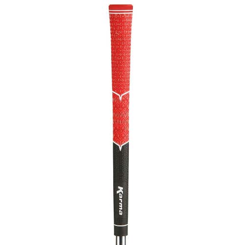 Karma Golf V-Cord Grips - Standard - RED