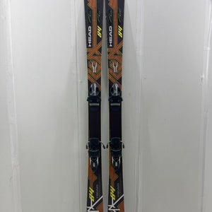 USED 163cm Head Peak 84 All Mountain Advanced Alpine Skis w/ Head X12 Bindings