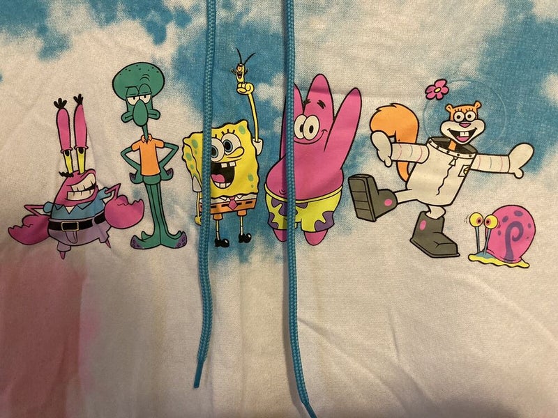 Nickelodeon, Tops, Spongebob Baseball Jersey