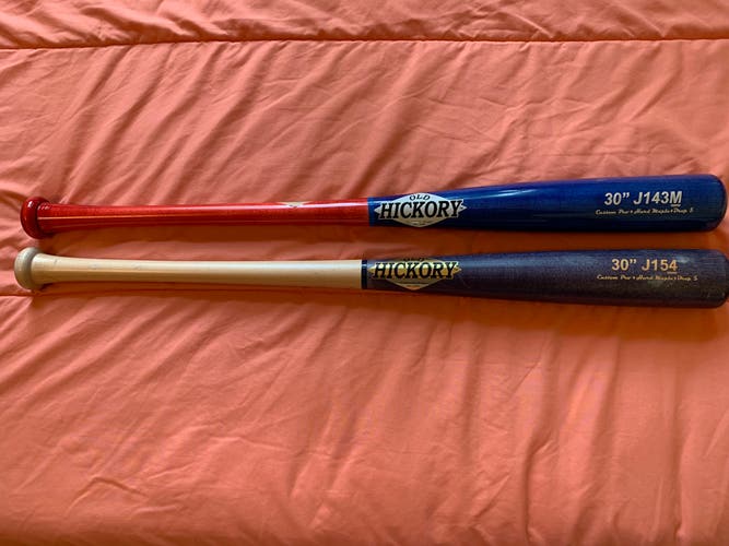 Old Hickory J154 + J143M Wood Bat -5 25OZ 30"