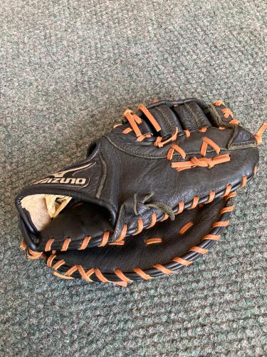 Used Mizuno MVP Right Hand Throw First Base Baseball Glove 12"