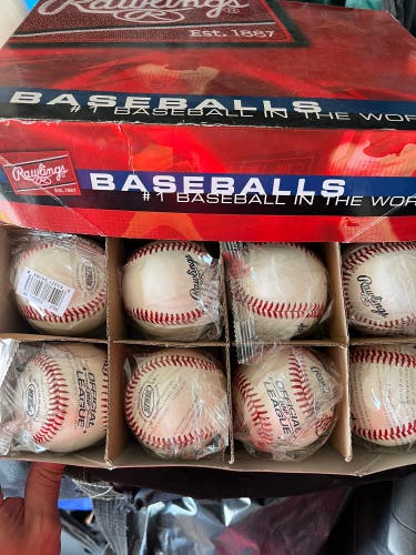 New Rawlings 12 Pack (1 Dozen) Baseballs