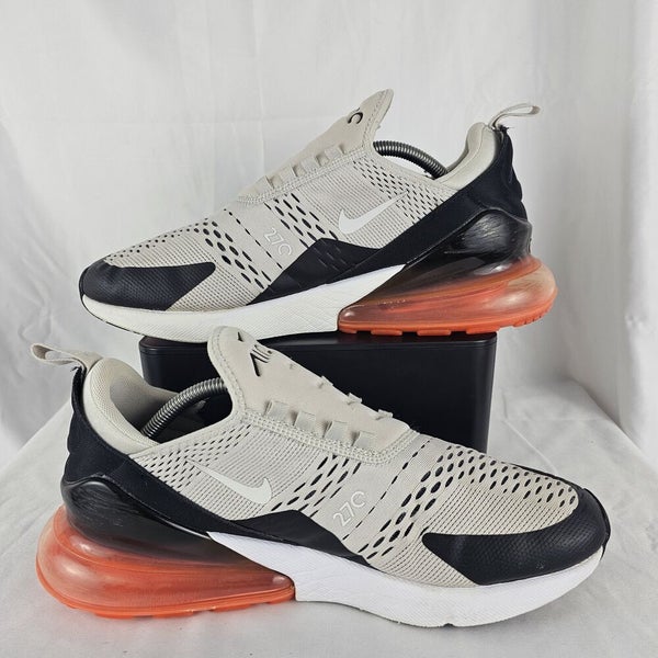 Nike Men's Air Max 270 Running Shoes, White/Black, 11