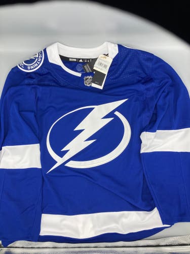 Blue New Medium Adidas Jersey Tampa Bay Lightning