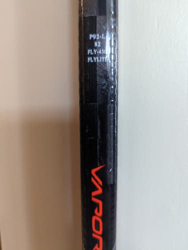 Bauer VAPOR Flylite Hockey Stick LEFTY P92 82 flex Senior D1 Pro Stock
