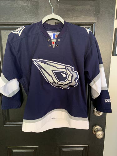 EDMONTON OILERS 3RD NAVY CCM 550 JERSEY YOUTH
