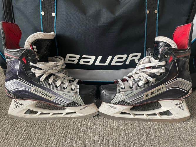 Used Bauer Regular Width Pro Stock Size 7.5 Vapor 1X Hockey Skates