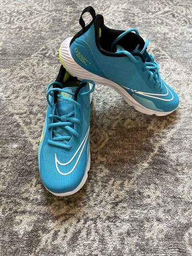 Nike Alpha Huarache 8 Pro TF LAX Turf Lacrosse Shoes Turquoise CZ6559-400 Sz 7.5