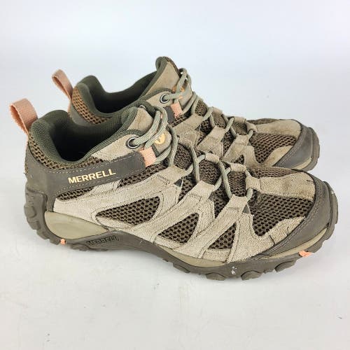 Merrell Alverstone Aluminum Grey Brown Hiking Shoes Womens J033034 Size: 7