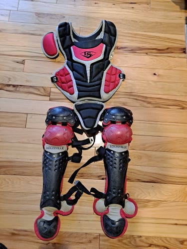 Used Louisville Slugger Catcher's Set
