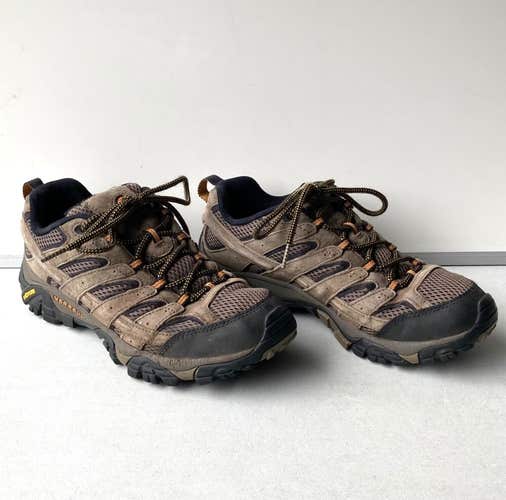 Merrell Moab 2 Ventilator Men's Walnut Low Lace-Up Hiking Trail Shoes ~ Size 9