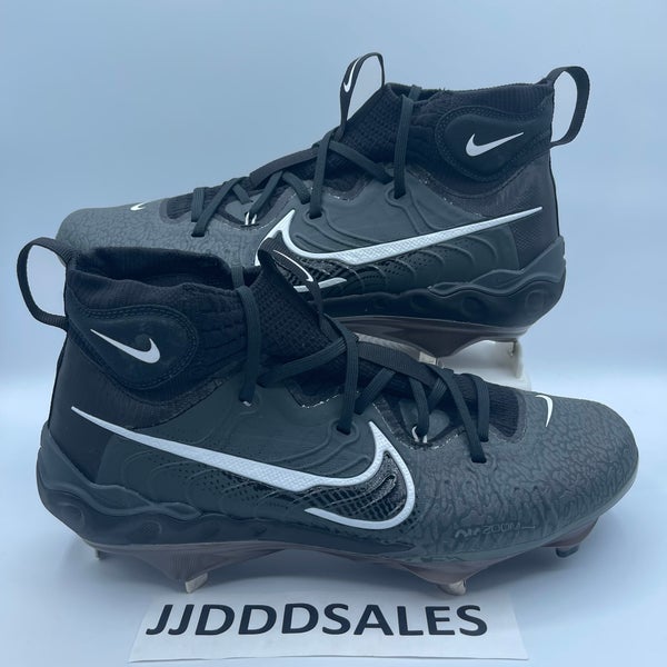 Nike Alpha Huarache NXT Black Metal Baseball Cleats DJ6517-010 Men’s Size 10 NEW