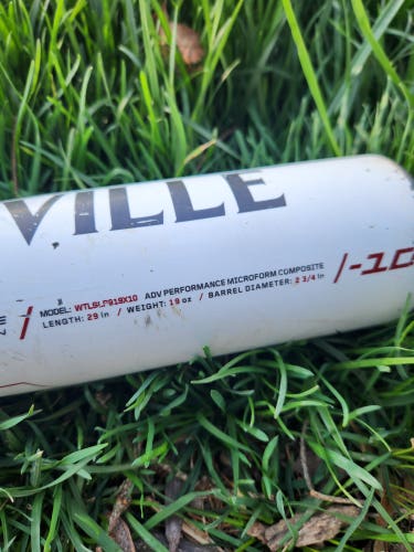 Used USSSA Certified 2019 Louisville Slugger Composite Prime 919 Bat (-10) 19 oz 29" - Free Shipping