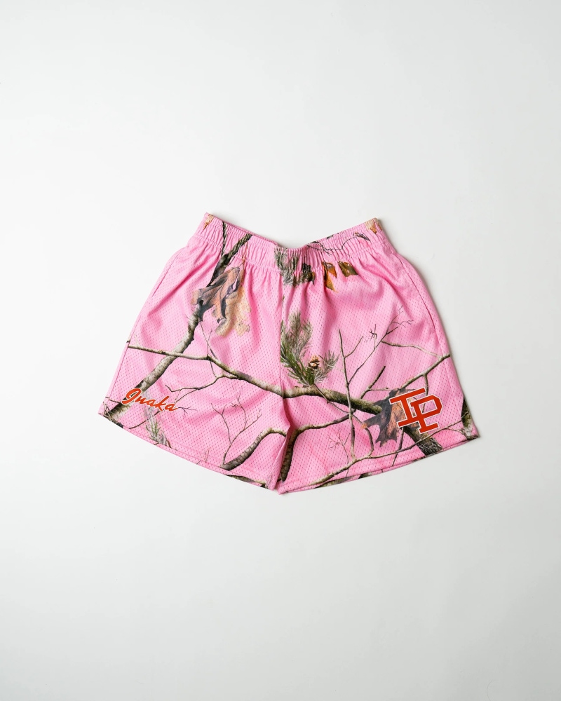 Brand New Rare Inaka Power Pink Camo Shorts 100 Series Size Large Pair 29/100