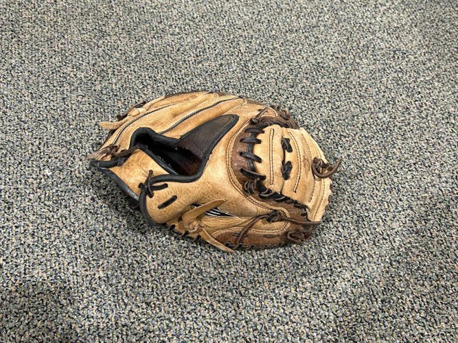 Used Easton Natural Elite Right Hand Throw Catcher Baseball Glove 34"