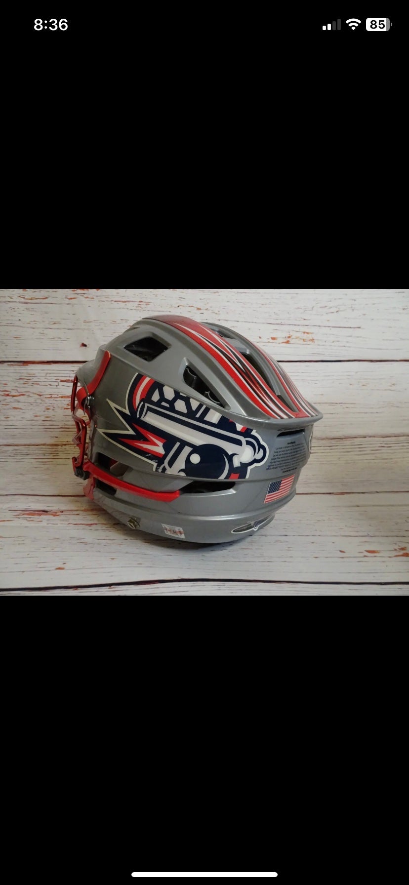 Boston Cannons MLL Lacrosse Cascade CPX Team Issued Helmet