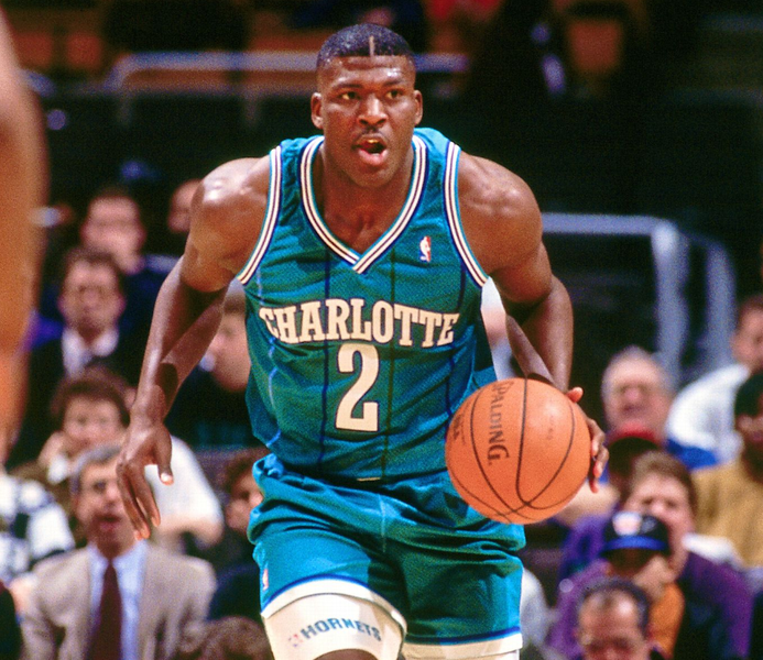 Swingman Jersey Charlotte Hornets Alternate 1994-95 Larry Johnson – Magic  Sneaker
