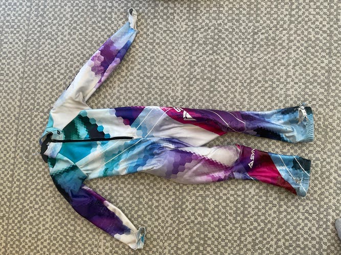 Girls Sync GS Race Suit Size 12/14 Used