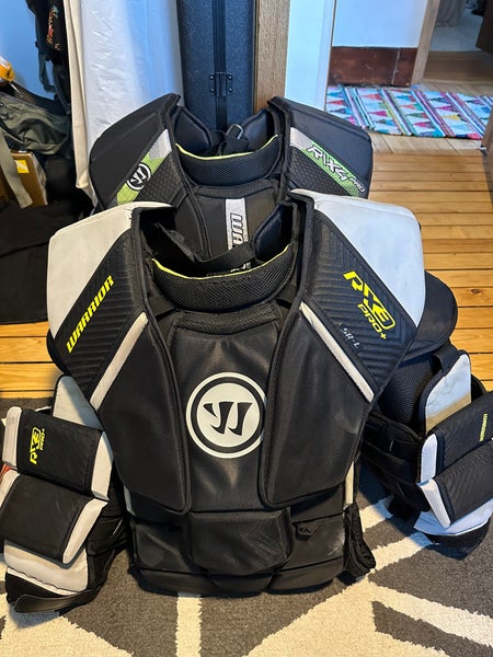Used Large Warrior RX3 Pro+ Goalie Chest Protector