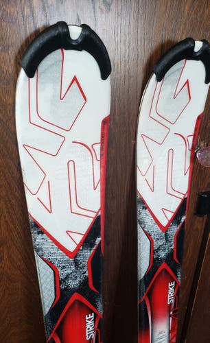 136cm SKIS K2 AMP Strike with SALOMON L10 (EASY TO ADJUST) BINDINGS *USED* CLEAN
