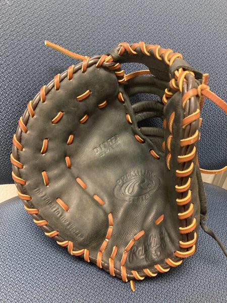 Re-laced/Reconditioned Rawlings Premium Series 1st base Mitt-12.5’ LHT