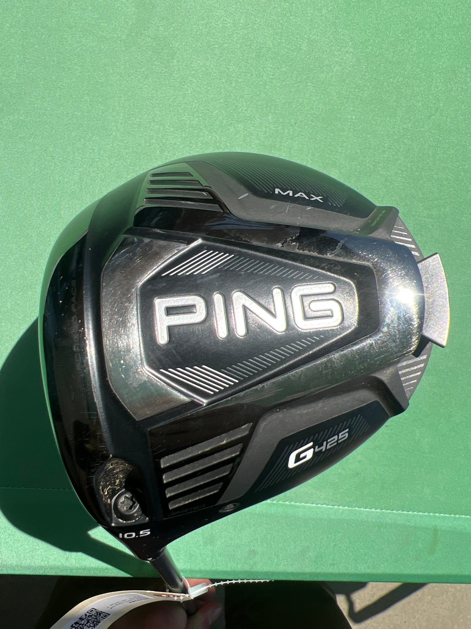 LEFT HAND PING G425 MAX GOLF DRIVER 10.5* EVENFLOW RIPTIDE 6.0 