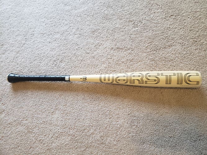 Used BBCOR Certified Warstic Bonesaber Bat (-3) 29 oz 32"