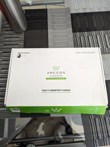 Arccos caddie with super stroke putter sensor