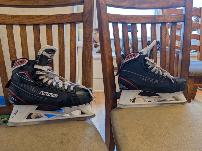 Senior Used Bauer Vapor X700 Hockey Goalie Skates Size 11.5