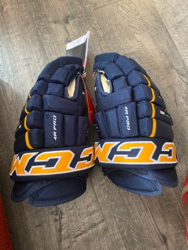 CCM 14"  Tacks 4 Roll Pro Gloves