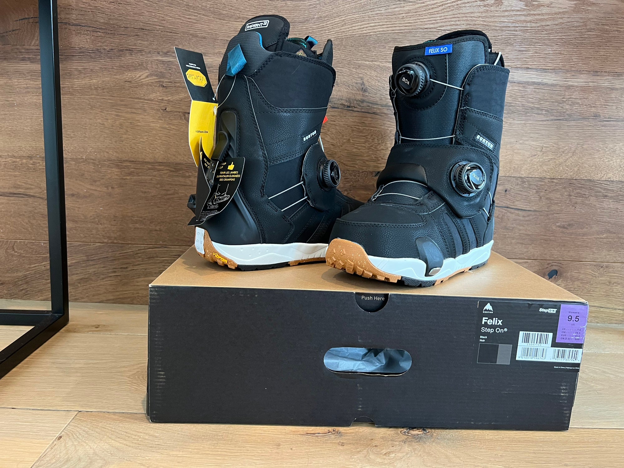 Used Men's Size 8.5 Burton Kendo Step On Snowboard Boots