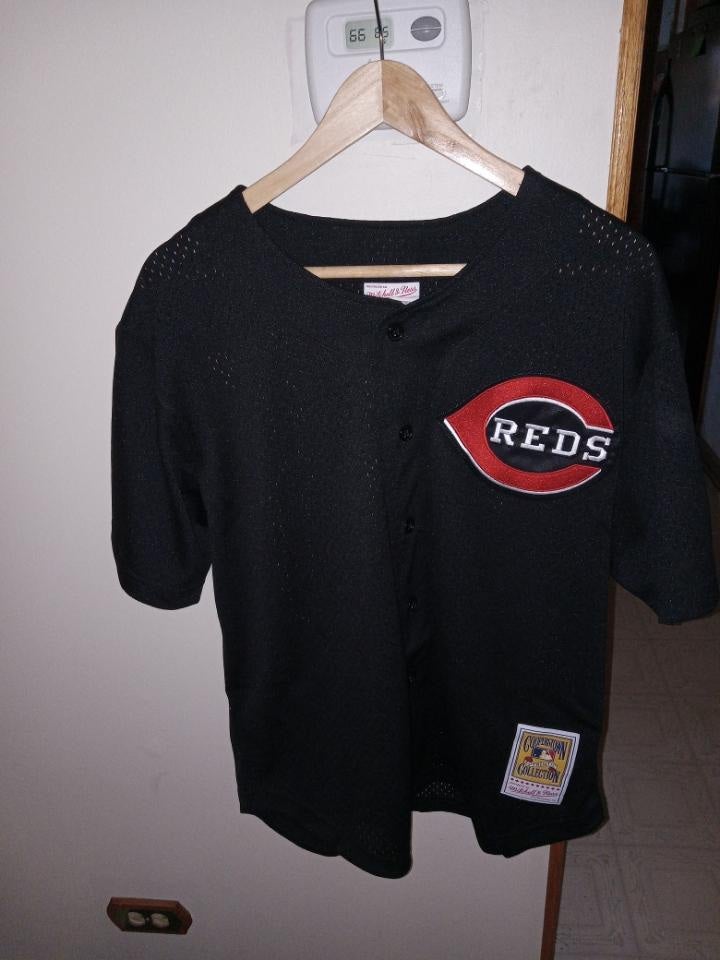 Mitchell & Ness Cincinnati Reds Baseball Jersey New Mens Sizes MSRP $90