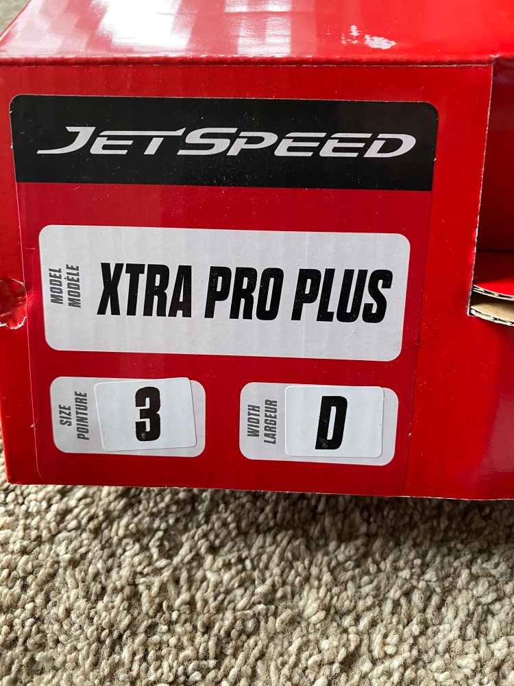 Used CCM Regular Width Size 3 JetSpeed Xtra Pro Plus Hockey Skates