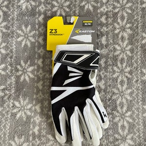 New Adult Medium Easton Z3 Hyperskin Batting Gloves