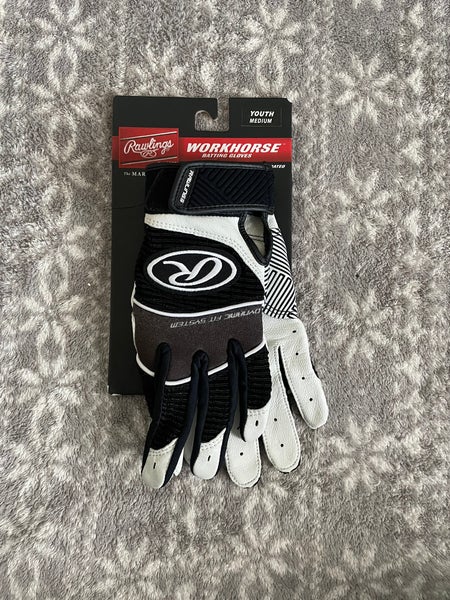 Rawlings Workhorse Compression Strap Batting Gloves