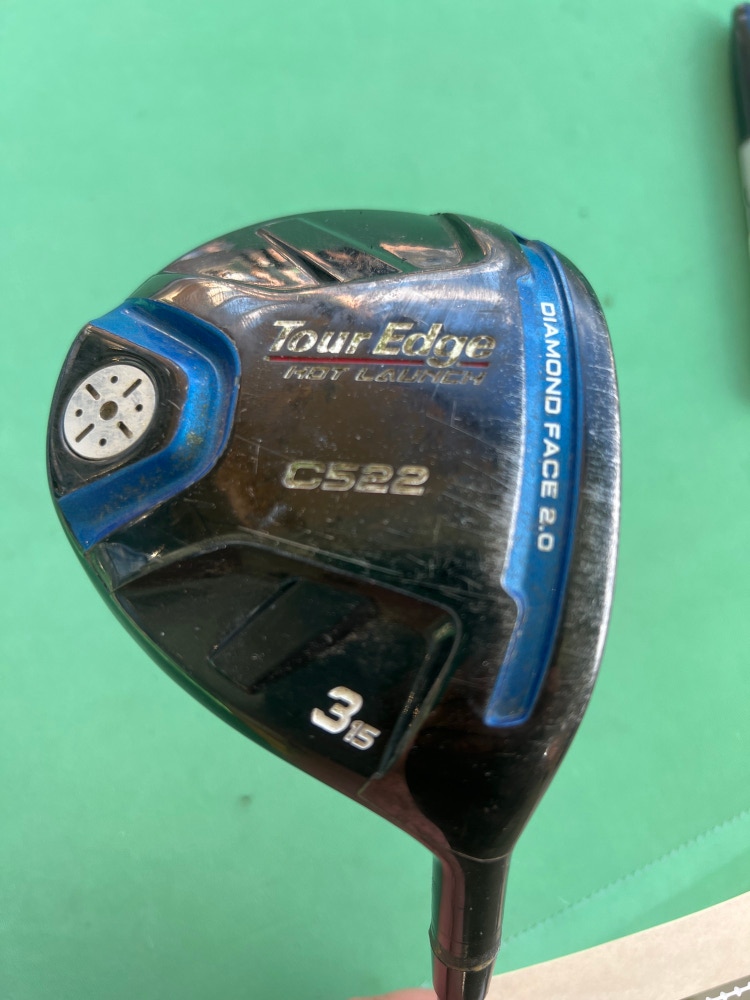 Used Men's Tour Edge Right Fairway Wood Strong 3 Wood