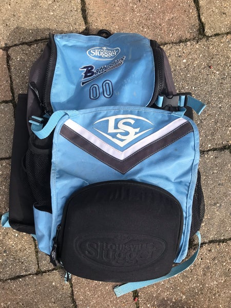 Used Louisville Slugger Blue Backpack Baseball And Softball Equipment Bags