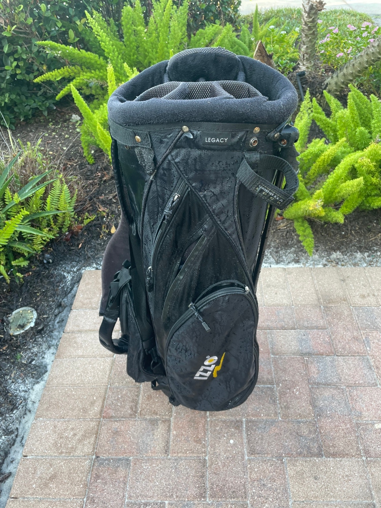 Izzo Golf Stand Bag With Double Shoulder Strap  And club dividers.