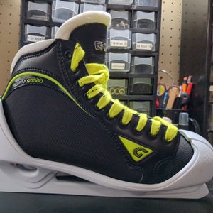 Senior New Graf Supra G5500 Hockey Goalie Skates Regular Width Size 7 NO STEEL