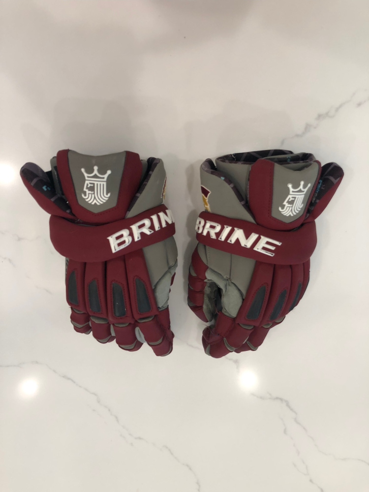 Used Player's Brine Large Lacrosse Gloves