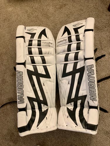 Used 34" Vaughn Velocity V4 Goalie Leg Pads