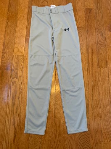 Gray Used Large Under Armour Game Pants