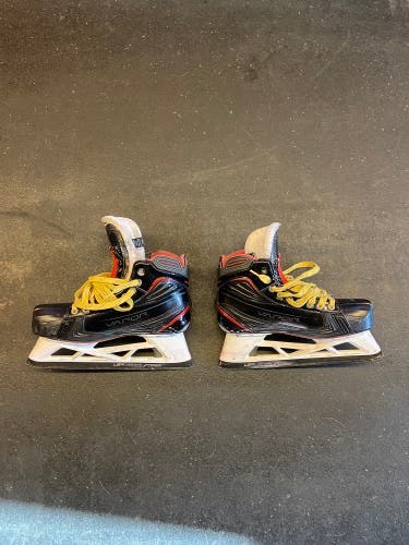 Used Bauer Regular Width Size 8 1x Hockey Goalie Skates