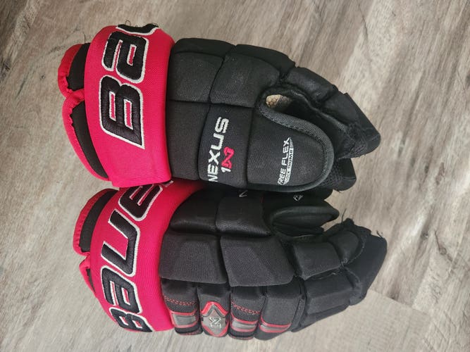 Bauer Nexus 1N Gloves - Black/Red